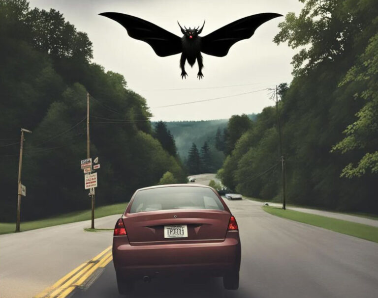 Snesl se před auto legendární kryptid?