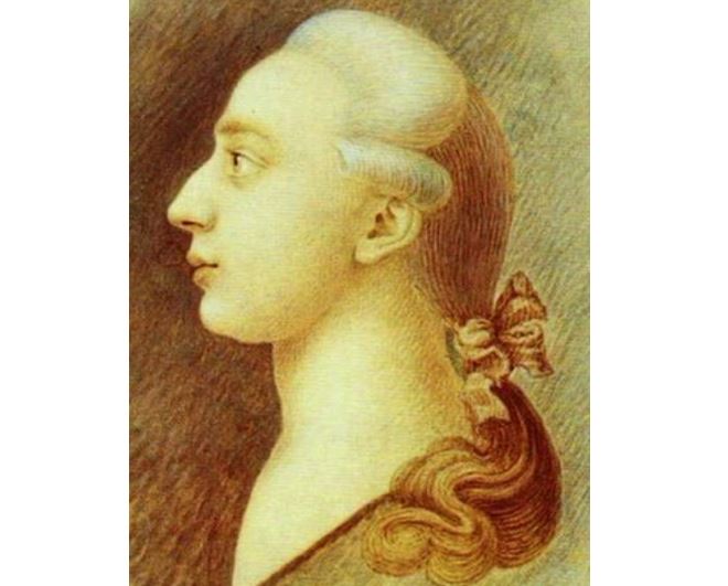 Portrét mladého Casanovy, jak ho nakreslí jeho bratr Francesco.
