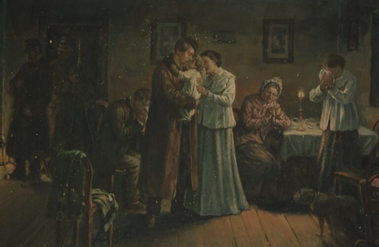 Žena i s dcerkou dostaly svolení ho navštívit.