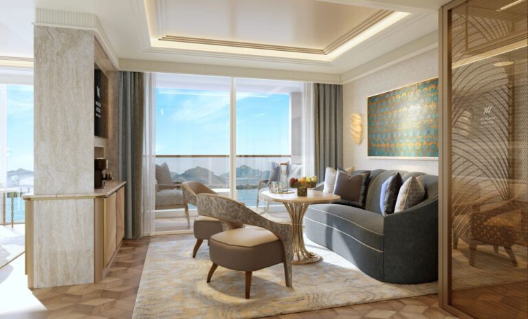 Lodě budou mít pět palub a 29 přepychových apartmá s úchvatným výhledem.