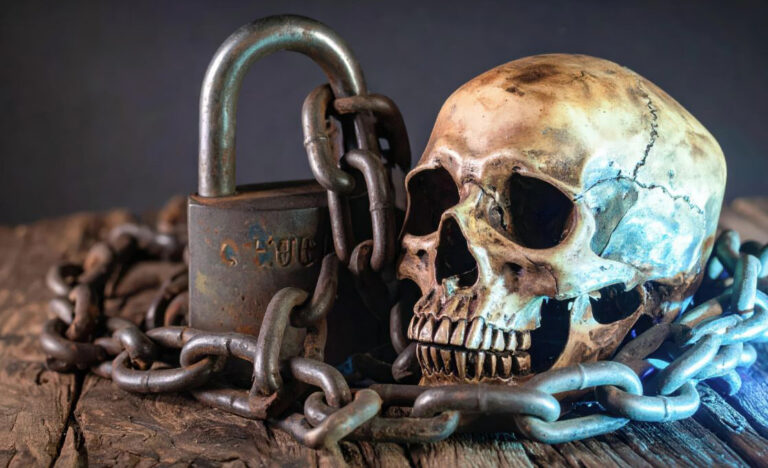 Na zřícenině byla nalezena mužská kostra, v její levé čelisti visel zámek.