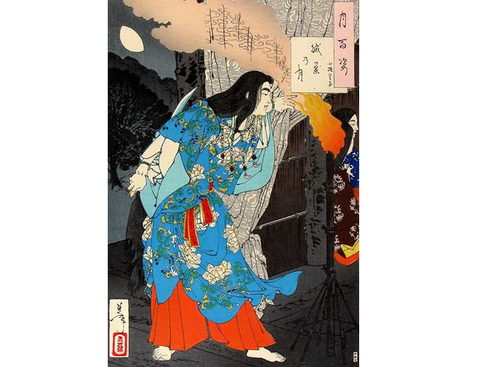 Nindža převlečený za služebnou připravuje odstranění majitele rezidence.