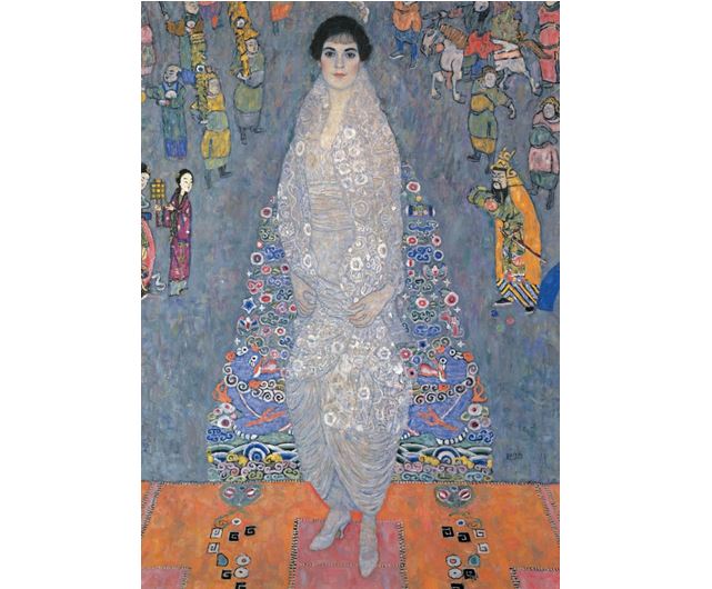 Vzácný portrét vznikal v letech 1914 až 1916, v období pozdní Klimtovy tvorby.