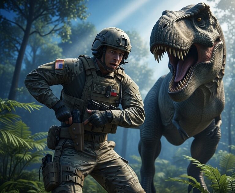 Dokáže se lidstvo obřím bestiím postavit? Anebo si tyranosaury ochočí stejně jako vlky?