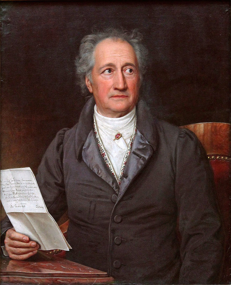 Goethe tají před matkou svou slabost pro ledovou pochoutku.