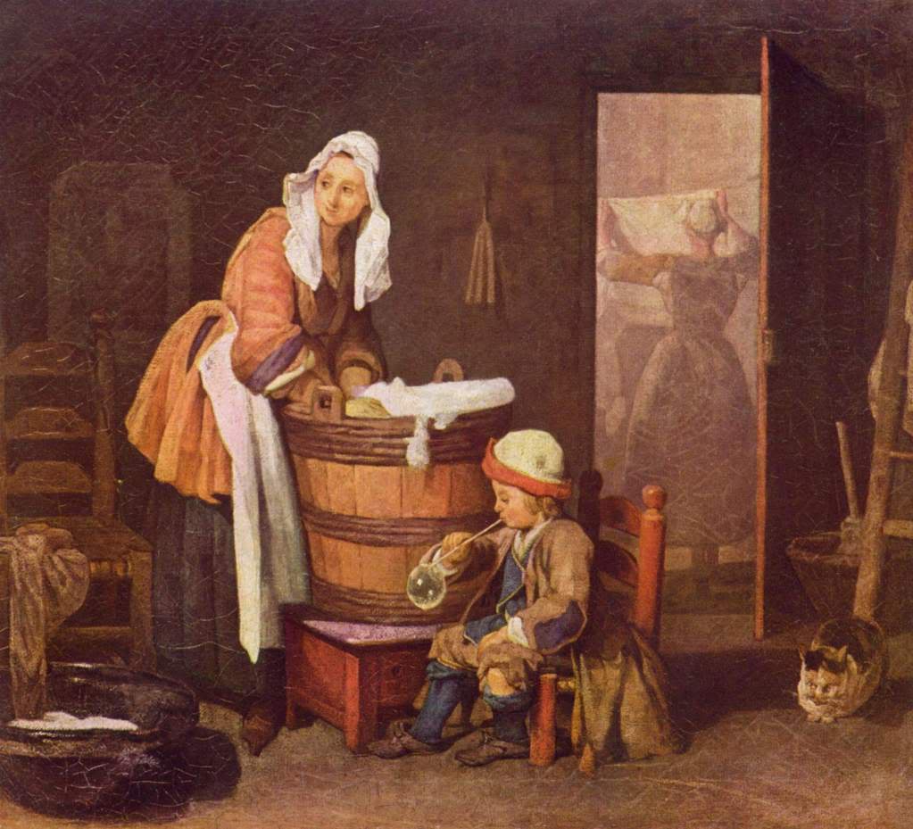 První pokusy, jak zjednodušit ženám praní, se objevují již na konci 17. století.